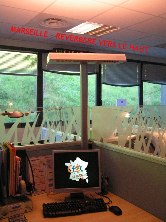 MARSEILLE LAMPE ECLAIRAGE DIFFU HAUT