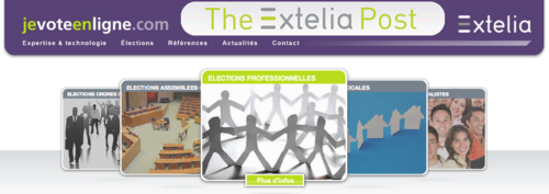 Bandeau Extelia je vote en ligne