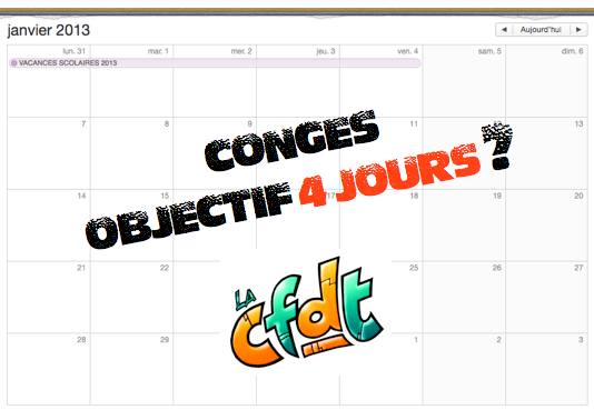 Congés 2013